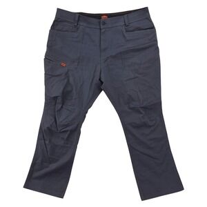 Brunt The Torra Work Pants Mens 40x30 Dark Grey Utility Canvas Cargo Heavy Duty